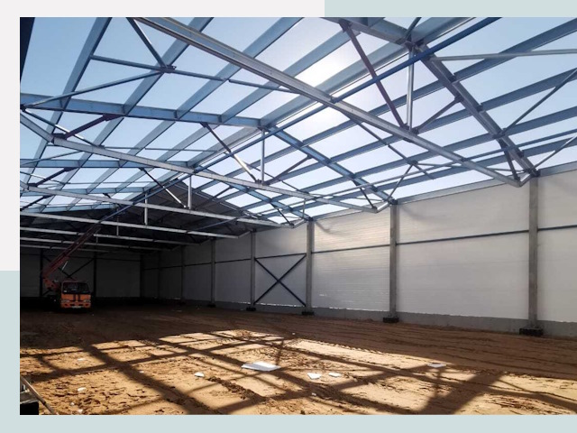 Строительство сенохранилищ в Торжке