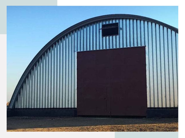 Бескаркасные ангары в Торжке