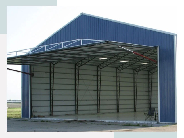 Прямо стенные ангары в Торжке