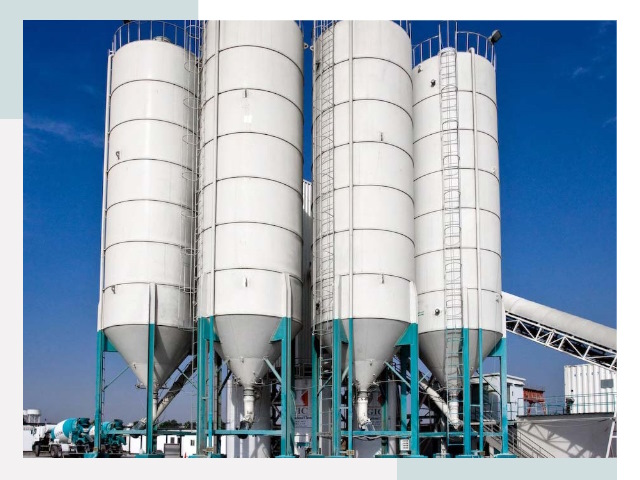 Строительство цементных силосов в Торжке