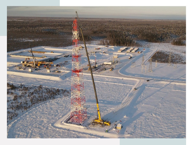 Мачты связи в Торжке