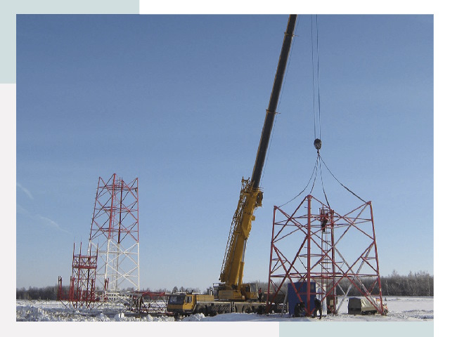 Монтаж вышек связи в Торжке