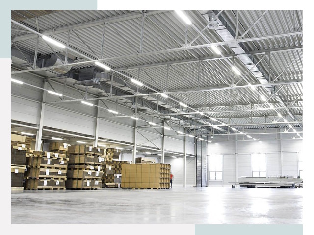 Освещение ангаров в Торжке