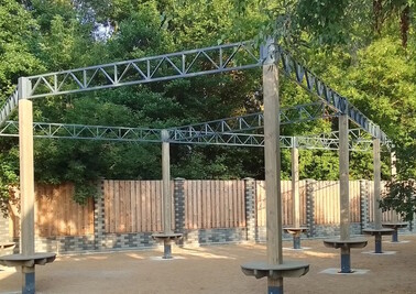 Терраса из металлоконструкций под ключ, проектирование, изготовление и монтаж от СтальСтрой-Трж